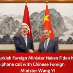Turkish-Chinese Wang Yi Hakan Fidan