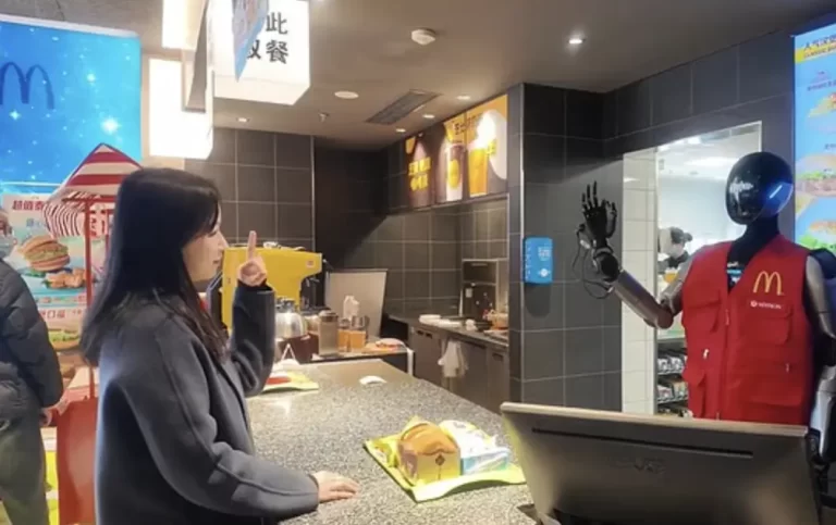 Çin mc donalds robot