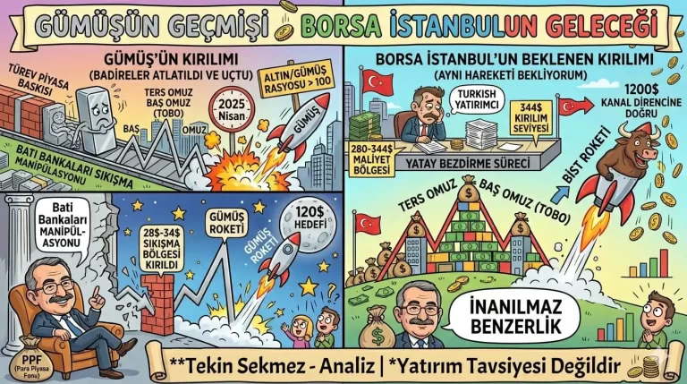 Tekin Sekmez Borsa İstanbul gümüş karikatür